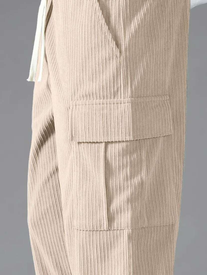 men textured mid rise relaxed fit cargo pant - 22570608 -  Standard Image - 1