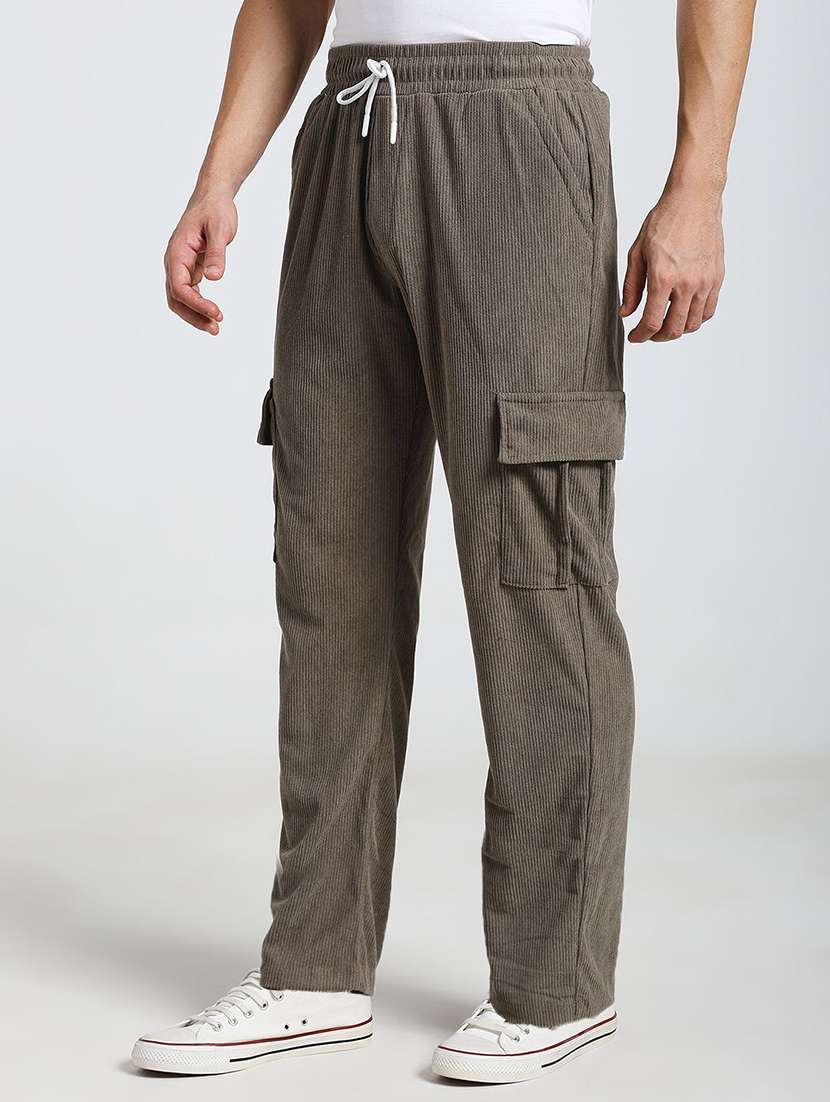 men textured mid rise regular fit cargo pant - 22570613 -  Standard Image - 1