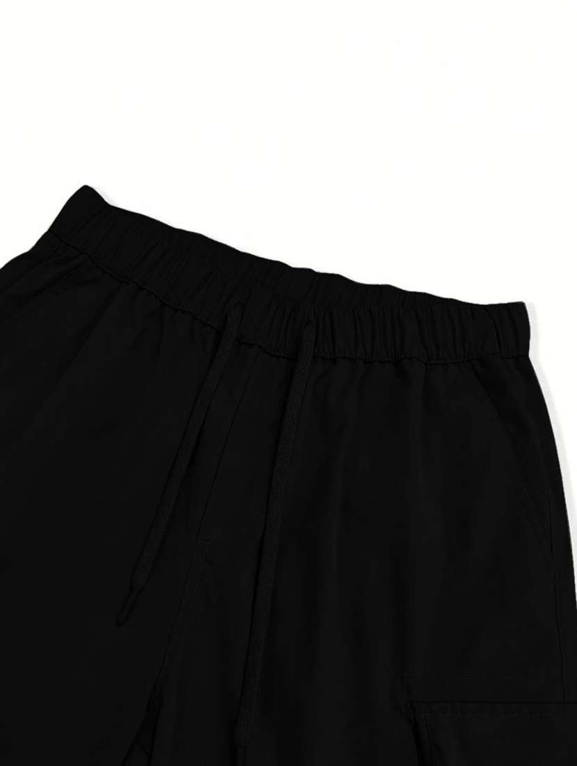 men solid mid rise regular fit cargo shorts - 22570641 -  Standard Image - 4