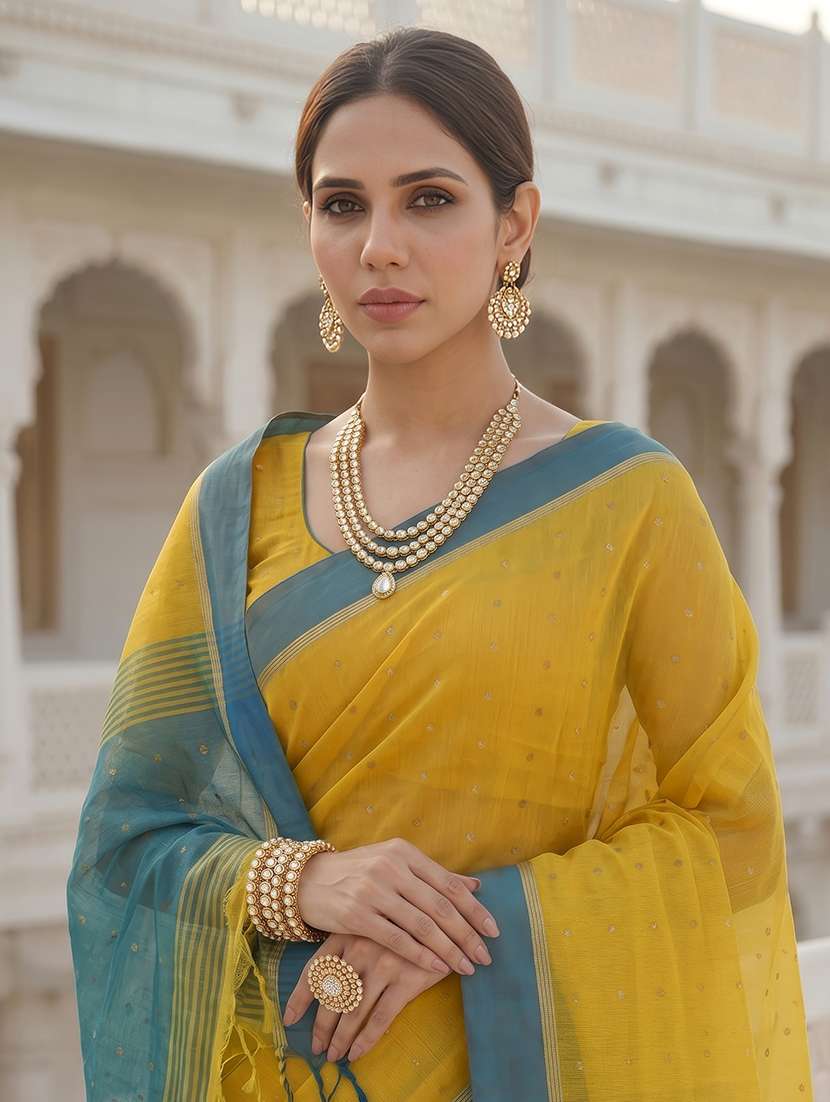 women self design handloom saree with blouse - 22570914 -  Standard Image - 1