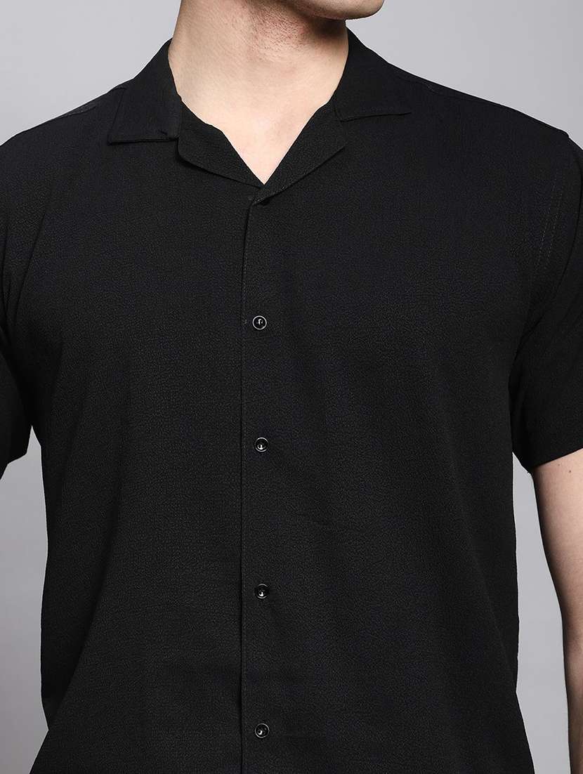 men solid long sleeves casual shirt - 22570968 -  Standard Image - 1