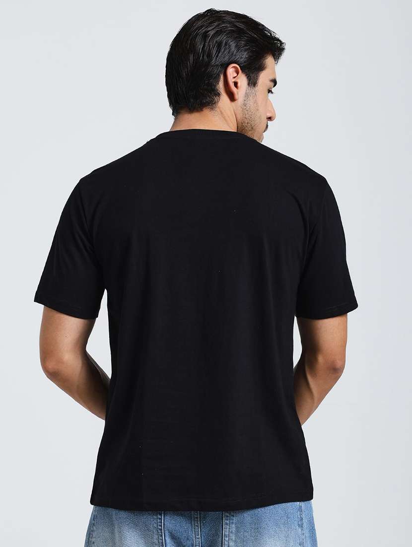 men solid short sleeves regular fit t-shirt - 22570995 -  Standard Image - 4