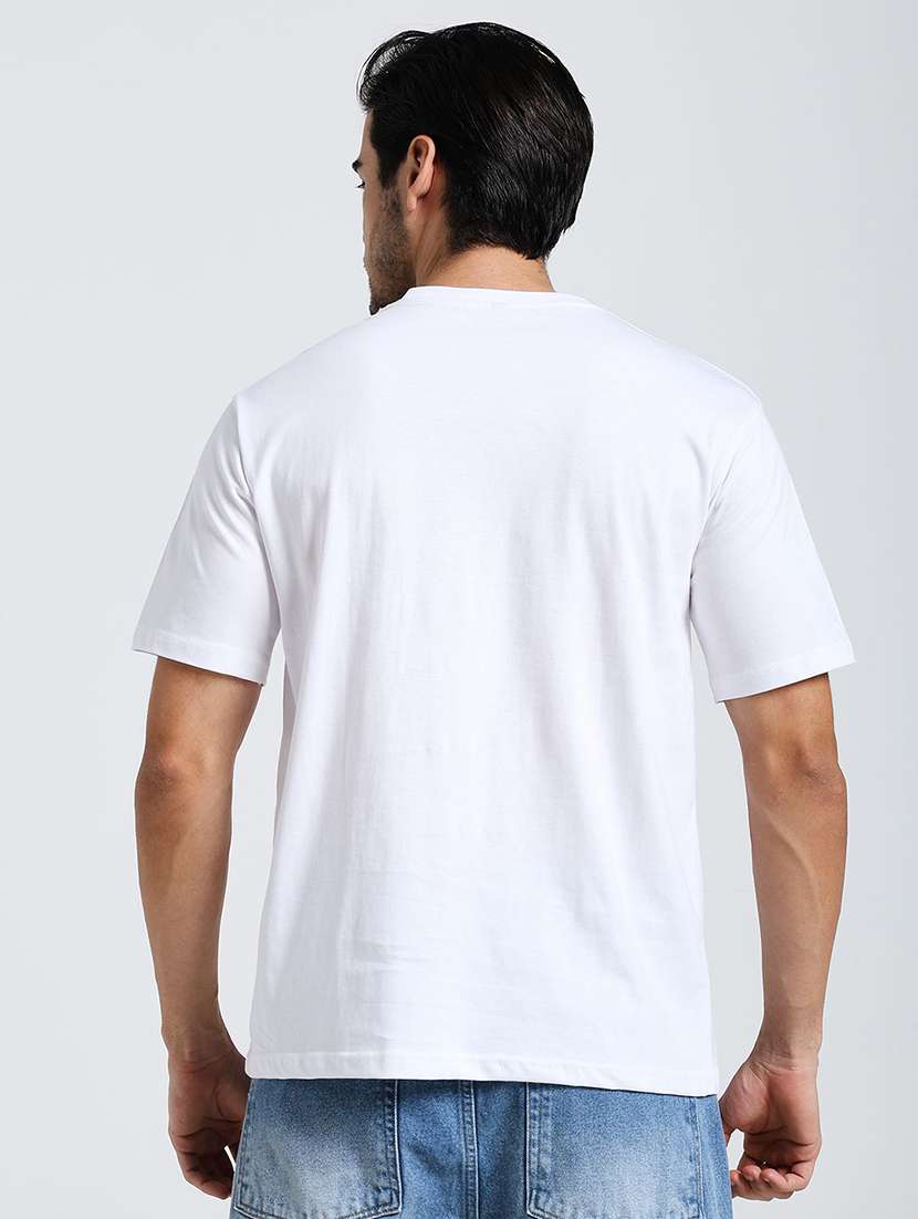 men solid short sleeves regular fit t-shirt - 22571001 -  Standard Image - 4