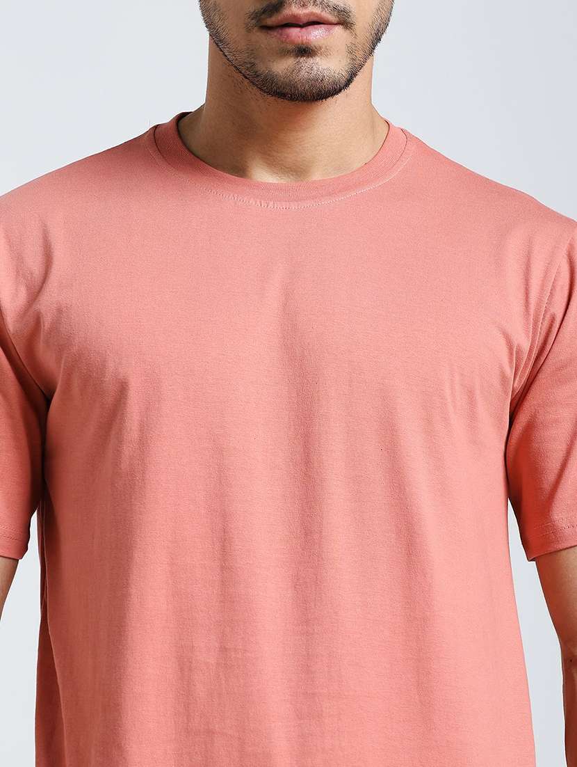 men solid short sleeves regular fit t-shirt - 22571003 -  Standard Image - 1