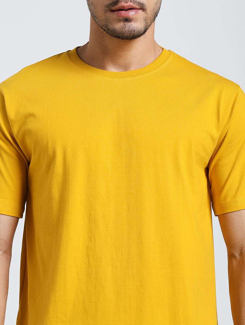 men solid short sleeves regular fit t-shirt - 22571010 -  Standard Image - 1