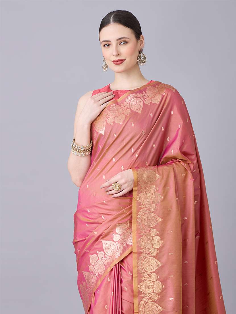 women self design banarasi saree with blouse - 22571599 -  Standard Image - 1