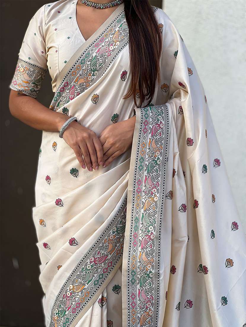 women self design baluchari saree with blouse - 22571672 -  Standard Image - 4