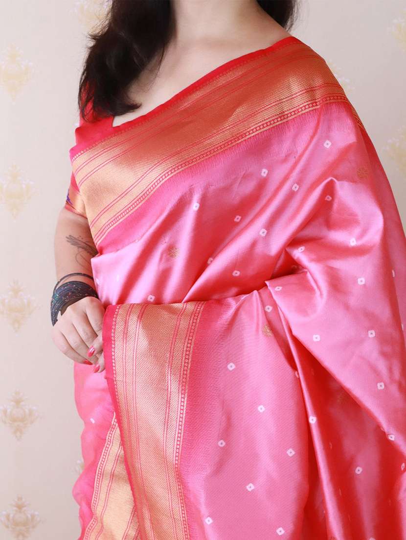 women self design paithani saree with blouse - 22571689 -  Standard Image - 1
