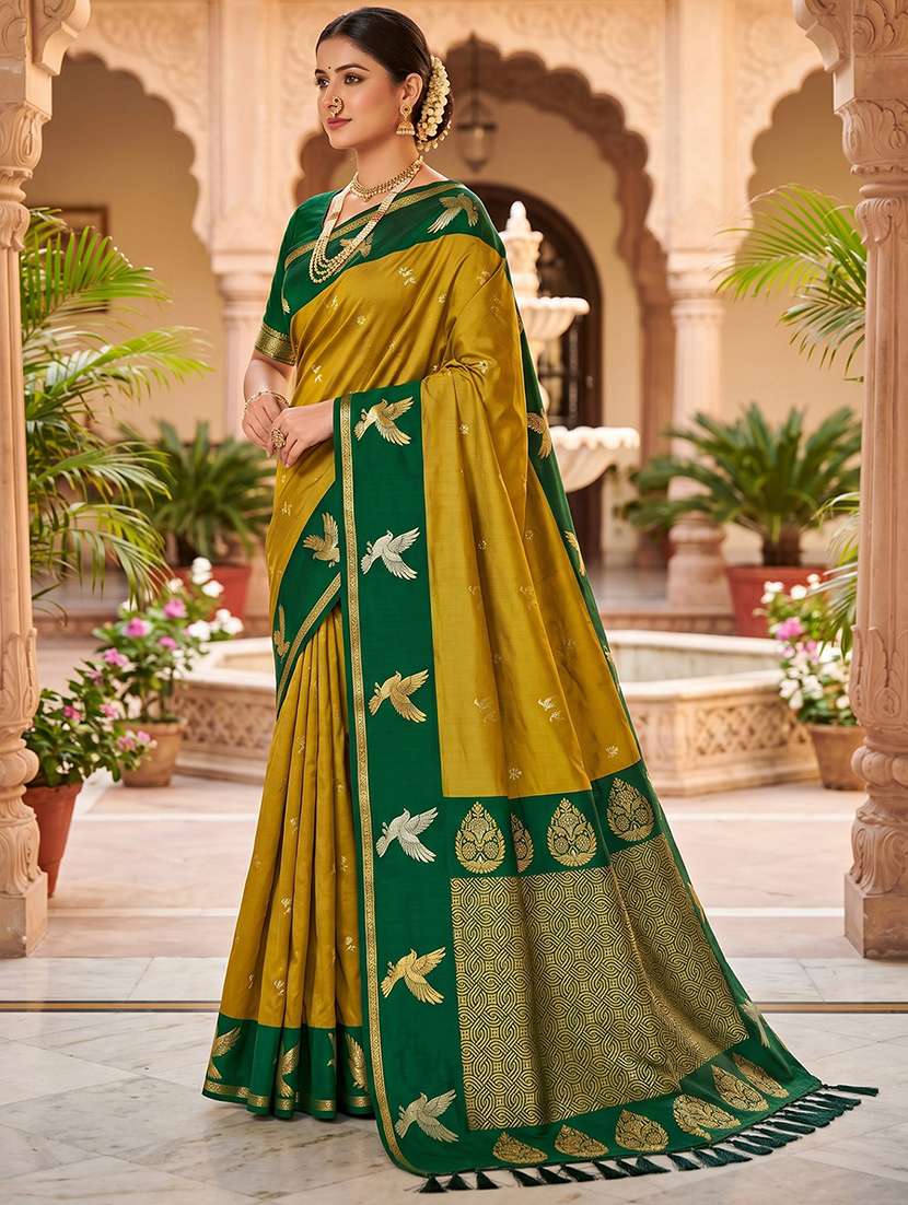 women self design banarasi saree with blouse - 22572041 -  Standard Image - 1