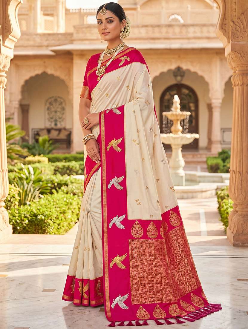 women self design banarasi saree with blouse - 22572046 -  Standard Image - 1