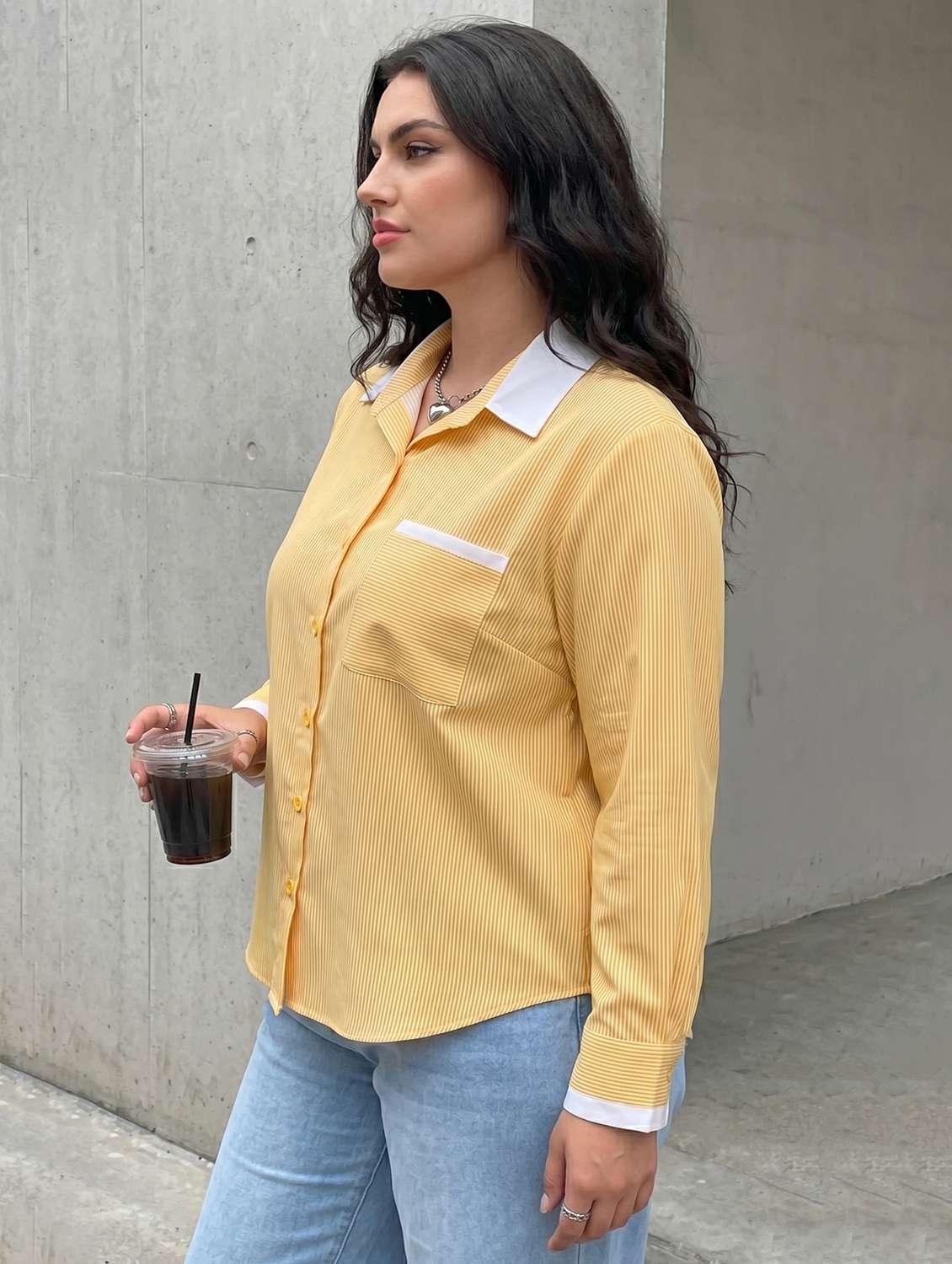 women printed long sleeves regular shirt - 22572071 -  Standard Image - 1