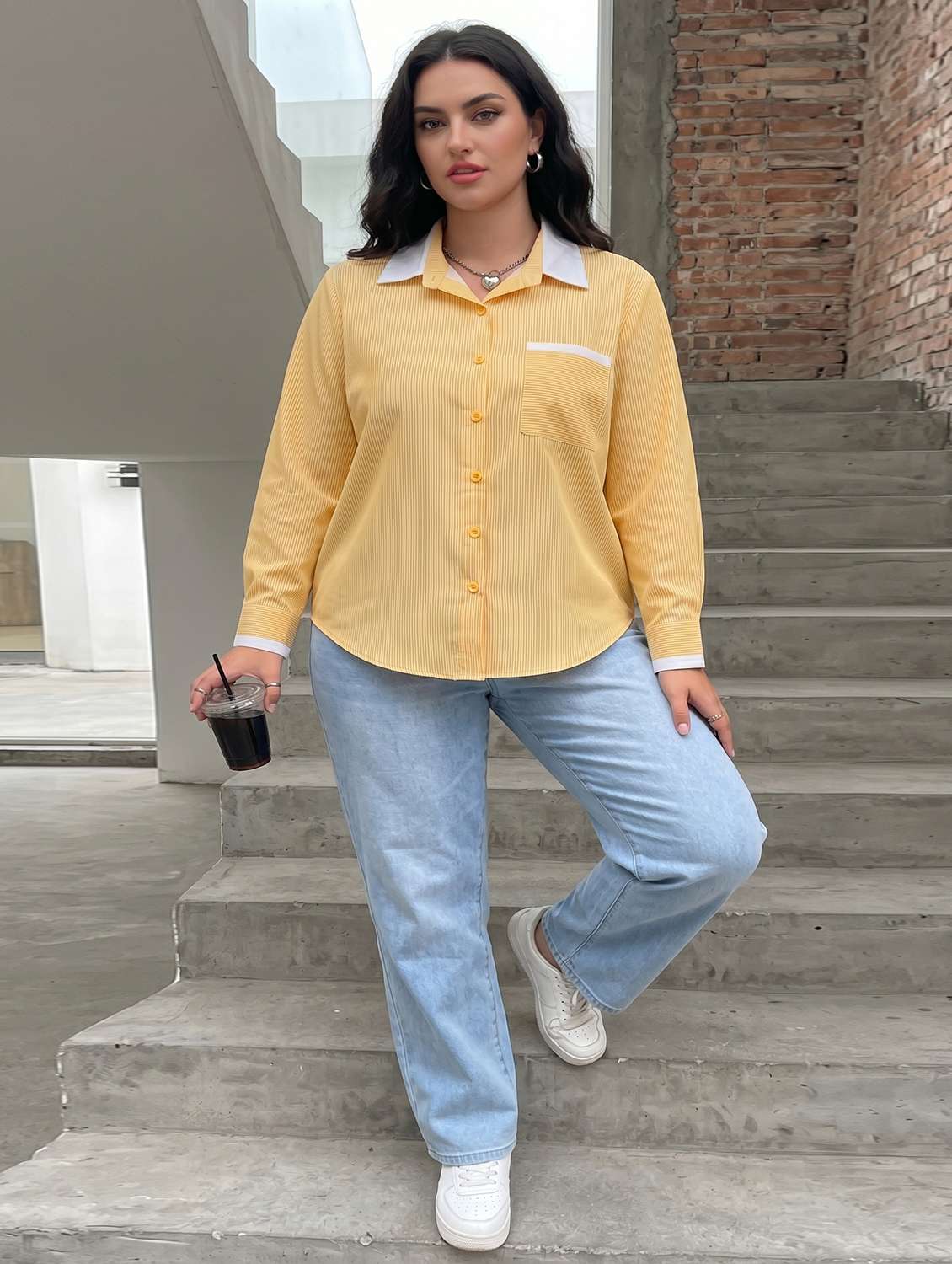 women printed long sleeves regular shirt - 22572071 -  Standard Image - 4