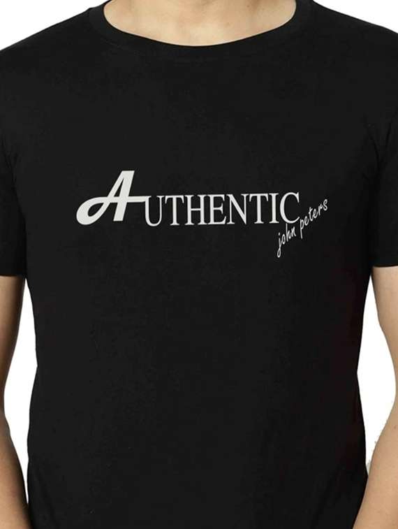 Men Printed Round Neck Regular Fit T-shirt - 22572094 -  Standard Image - 1