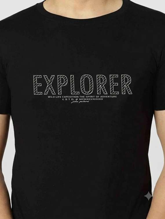 men printed round neck regular fit t-shirt - 22572105 -  Standard Image - 1