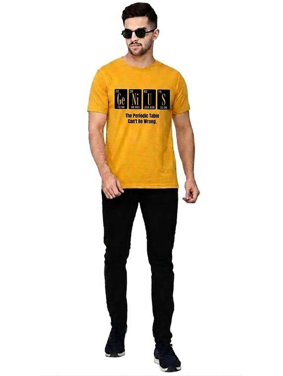 men printed round neck regular fit t-shirt - 22572115 -  Standard Image - 4