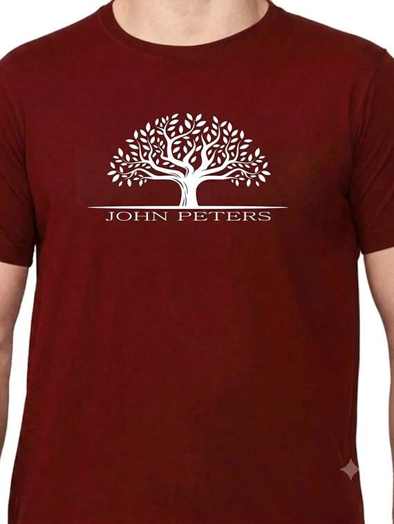 men printed round neck regular fit t-shirt - 22572123 -  Standard Image - 1