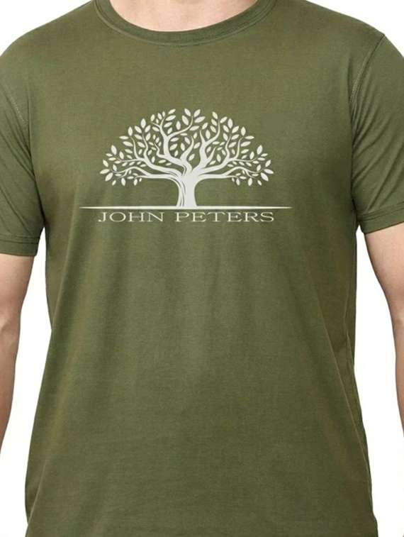 men printed round neck regular fit t-shirt - 22572126 -  Standard Image - 1