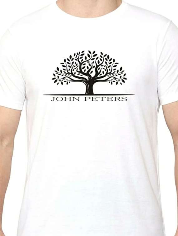 men printed round neck regular fit t-shirt - 22572128 -  Standard Image - 1