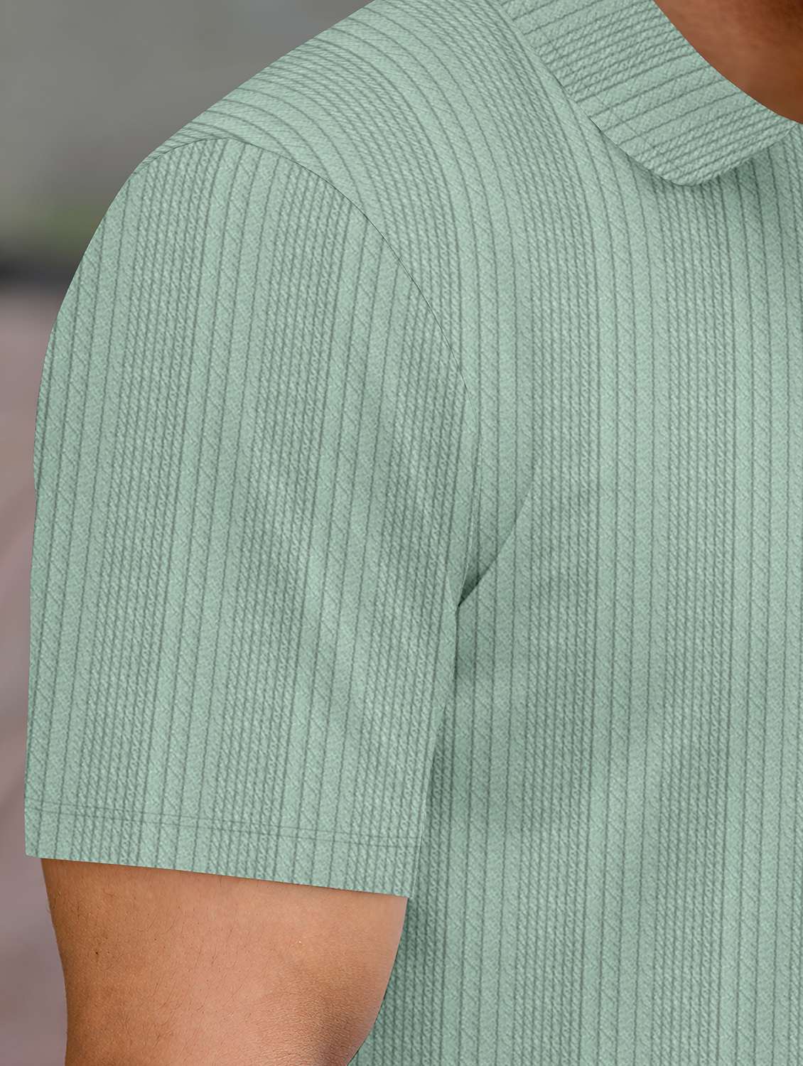 men textured short sleeves polo t-shirt - 22572150 -  Standard Image - 4
