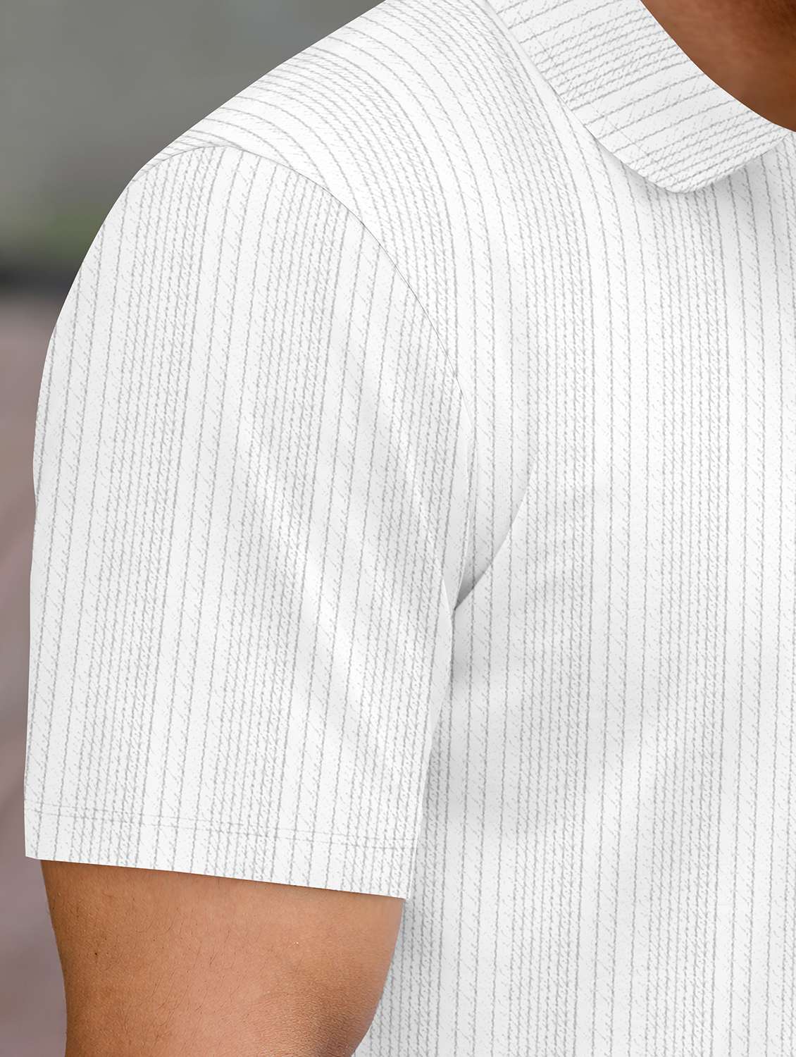 men textured short sleeves polo t-shirt - 22572153 -  Standard Image - 4