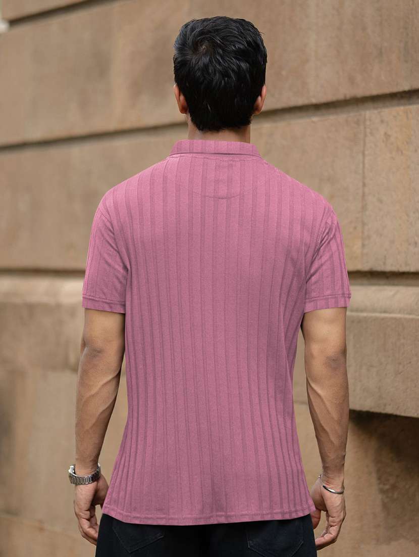 men textured short sleeves polo t-shirt - 22572166 -  Standard Image - 4