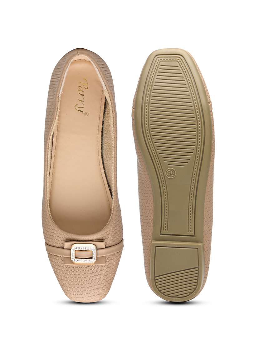 women textured slip on ballerina - 22572213 -  Standard Image - 4