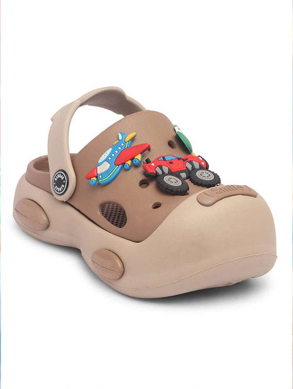 kids colourblocked back strap clogs - 22572558 -  Standard Image - 1
