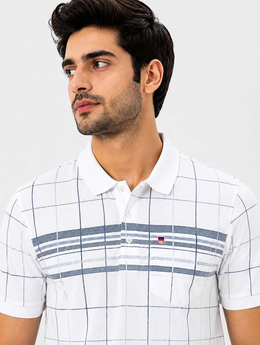 Men Printed Short Sleeves Polo T-shirt - 22572627 -  Standard Image - 1