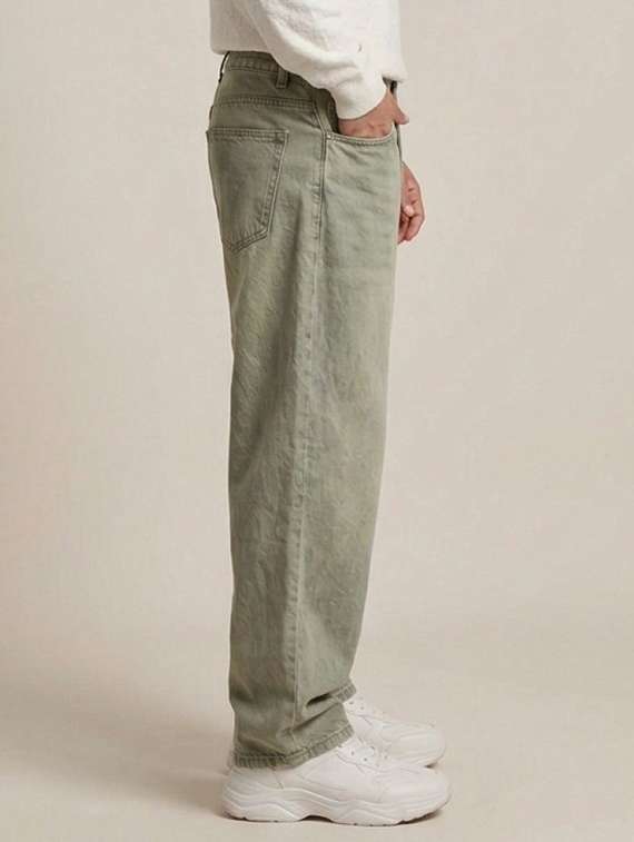 Men Washed Mid Rise Baggy Jeans - 22573136 -  Standard Image - 4