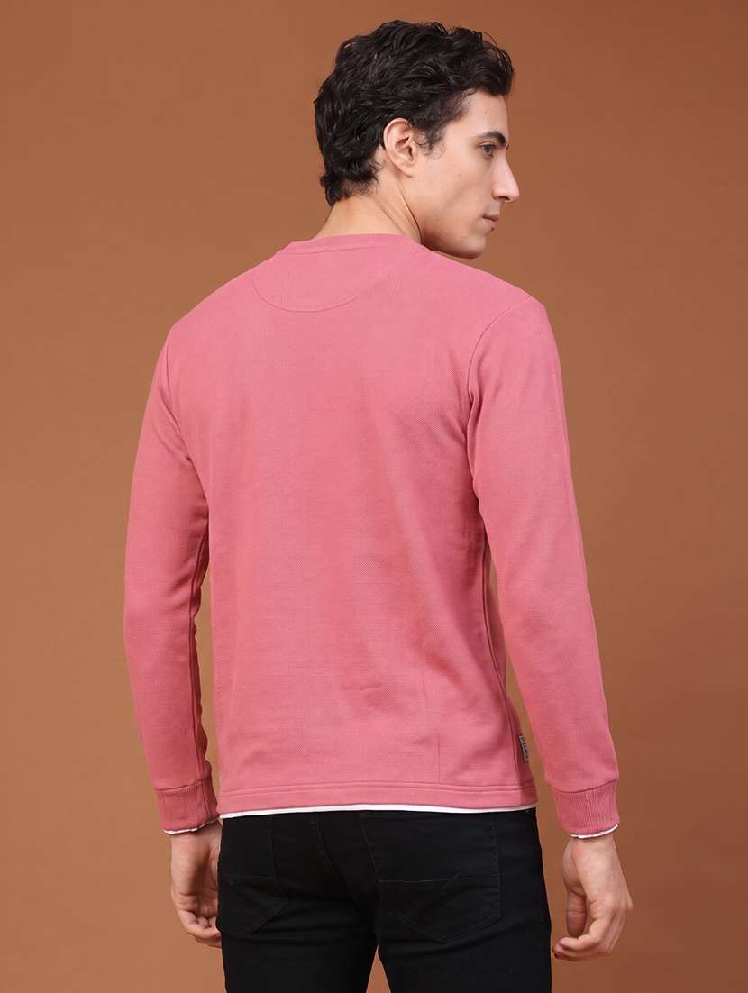 men solid long sleeve regular fit t-shirt - 22574121 -  Standard Image - 4