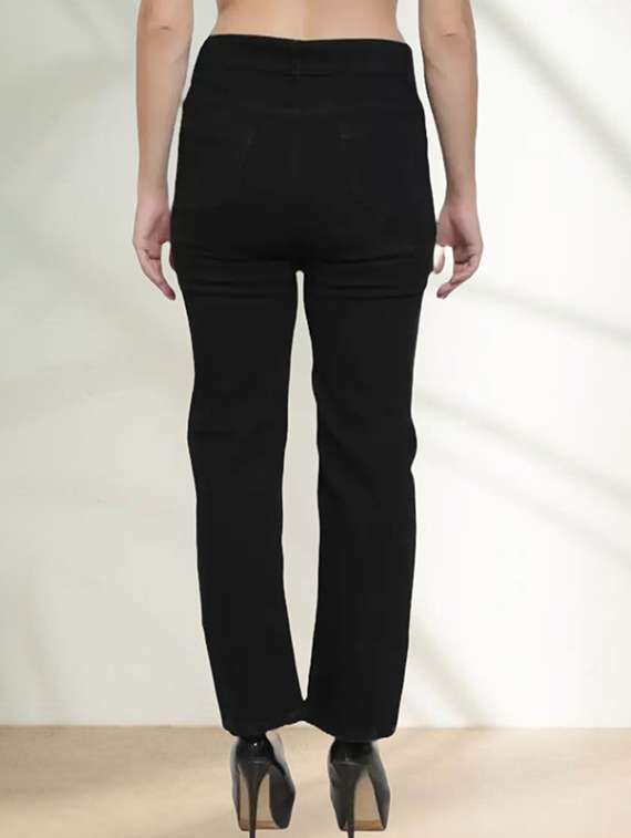 women solid mid rise slim fit jeans - 22575247 -  Standard Image - 1