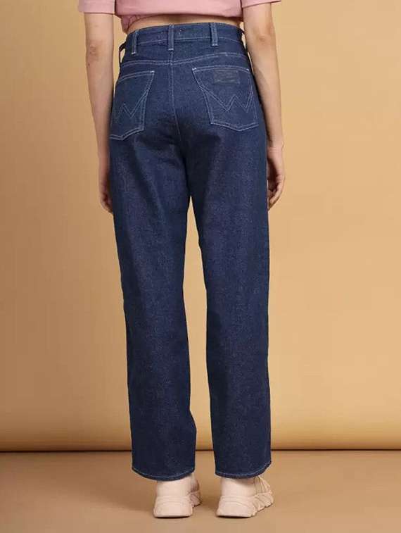 Women Washed Mid Rise Straight Jeans - 22575267 -  Standard Image - 1