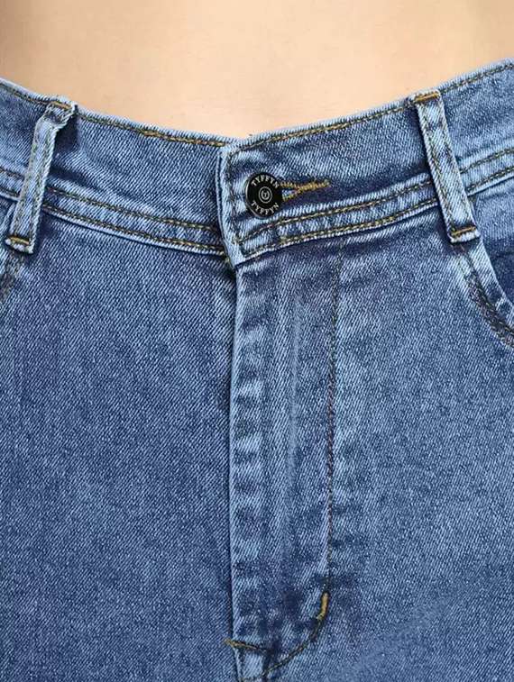 women washed high rise wide leg jeans - 22575321 -  Standard Image - 1