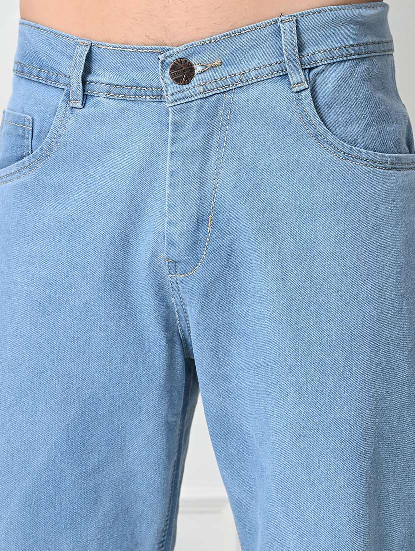 men washed mid rise cargo jeans - 22575460 -  Standard Image - 1