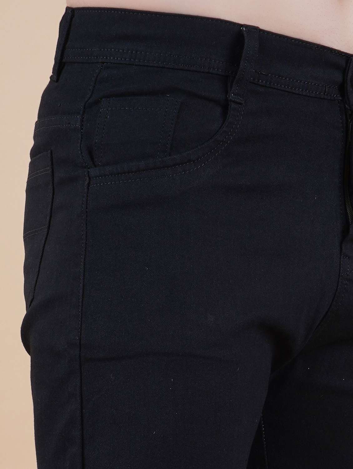 men slashed knee straight jeans - 22575594 -  Standard Image - 1