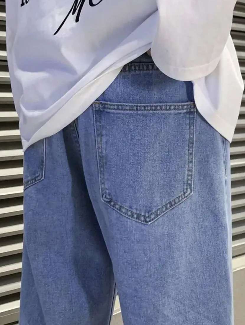 men washed mid rise relaxed fit jeans - 22575998 -  Standard Image - 4