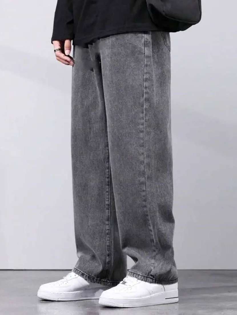 Men Washed Mid Rise Relaxed Fit Jeans - 22576056 -  Standard Image - 1