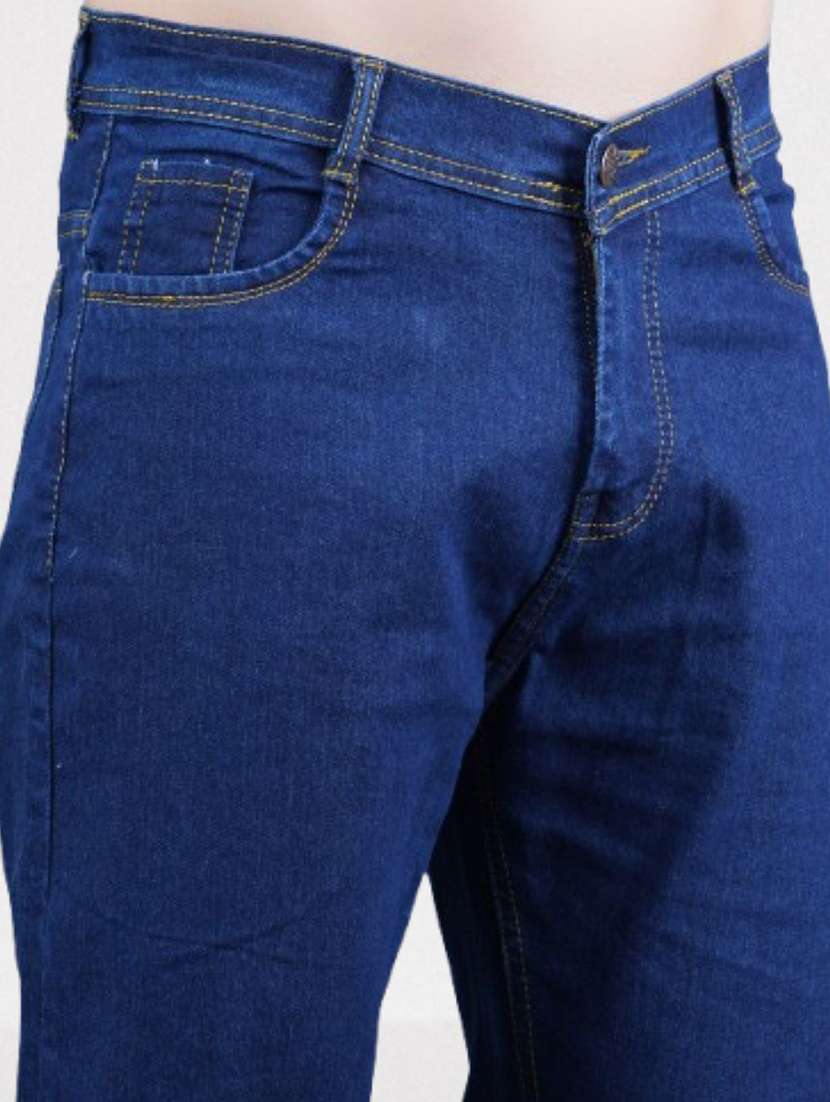 Men Solid Mid Rise Straight Jeans - 22576071 -  Standard Image - 1