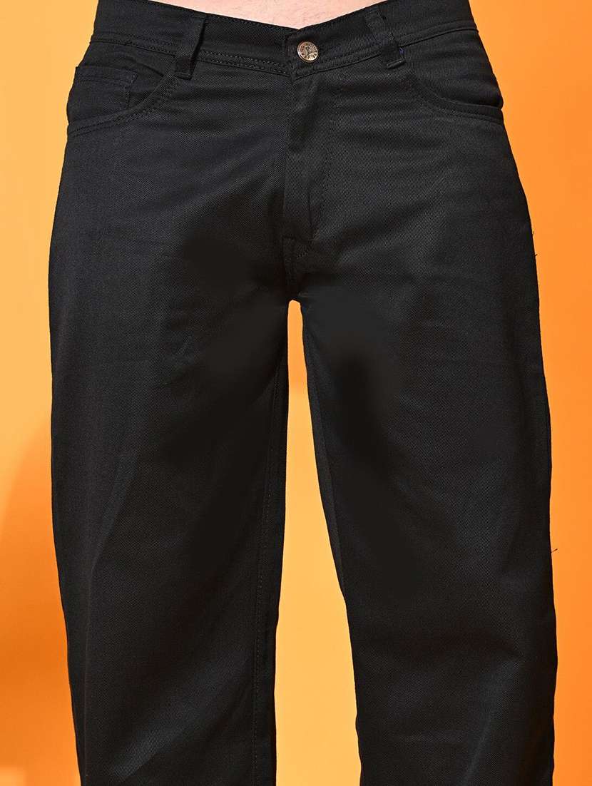 men solid mid rise relaxed fit jeans - 22576082 -  Standard Image - 1
