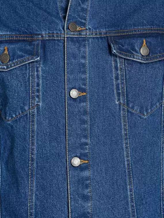Men Solid Long Sleeves Denim Jacket - 22576173 -  Standard Image - 1