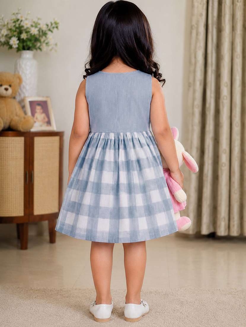 girls printed round neck frock - 22576814 -  Standard Image - 1