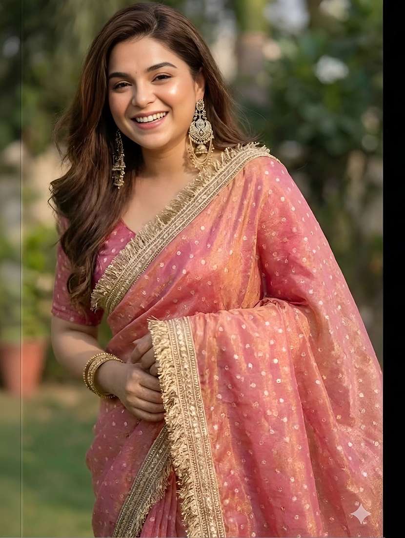 women self design bordered saree with blouse - 22576848 -  Standard Image - 1