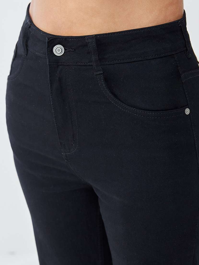 Women Solid High Rise Straight Jeans - 22576980 -  Standard Image - 1