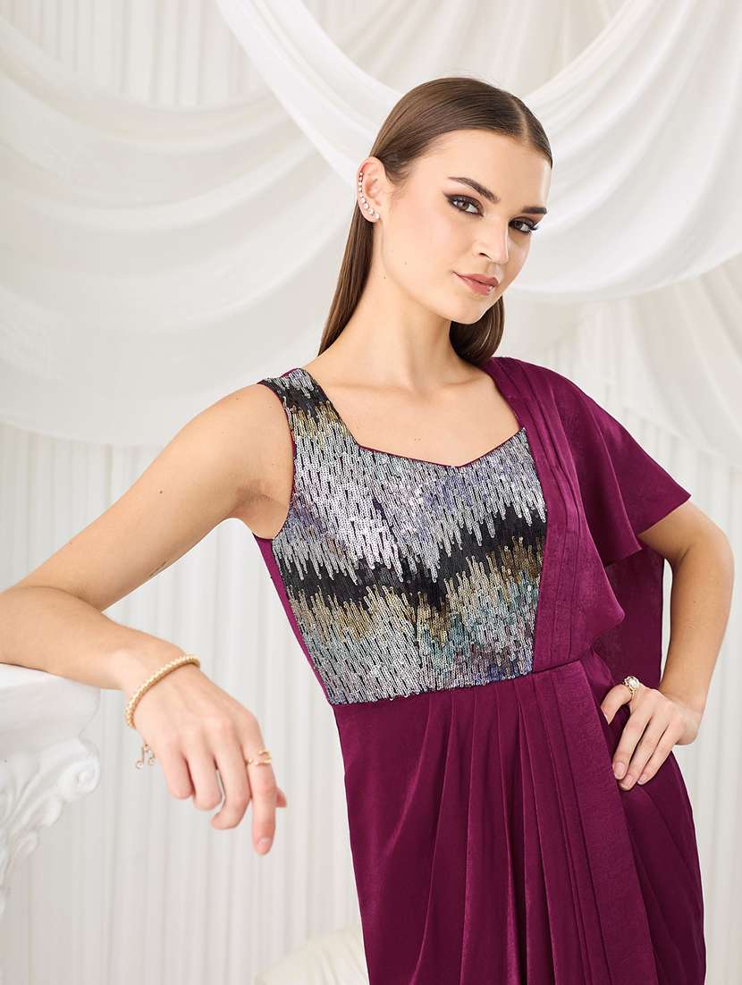 women sequined sleeveless sheath dress - 22577138 -  Standard Image - 1