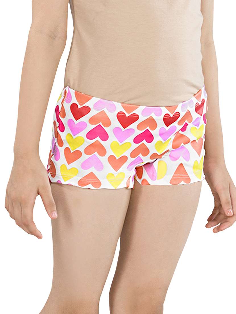girls pack of 3 printed mid rise bloomers - 22577339 -  Standard Image - 1