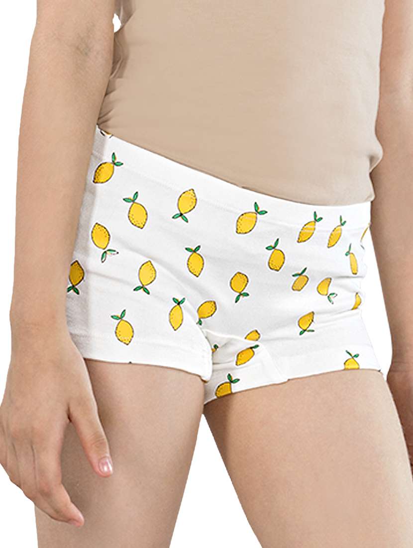 girls pack of 3 printed mid rise bloomers - 22577340 -  Standard Image - 1