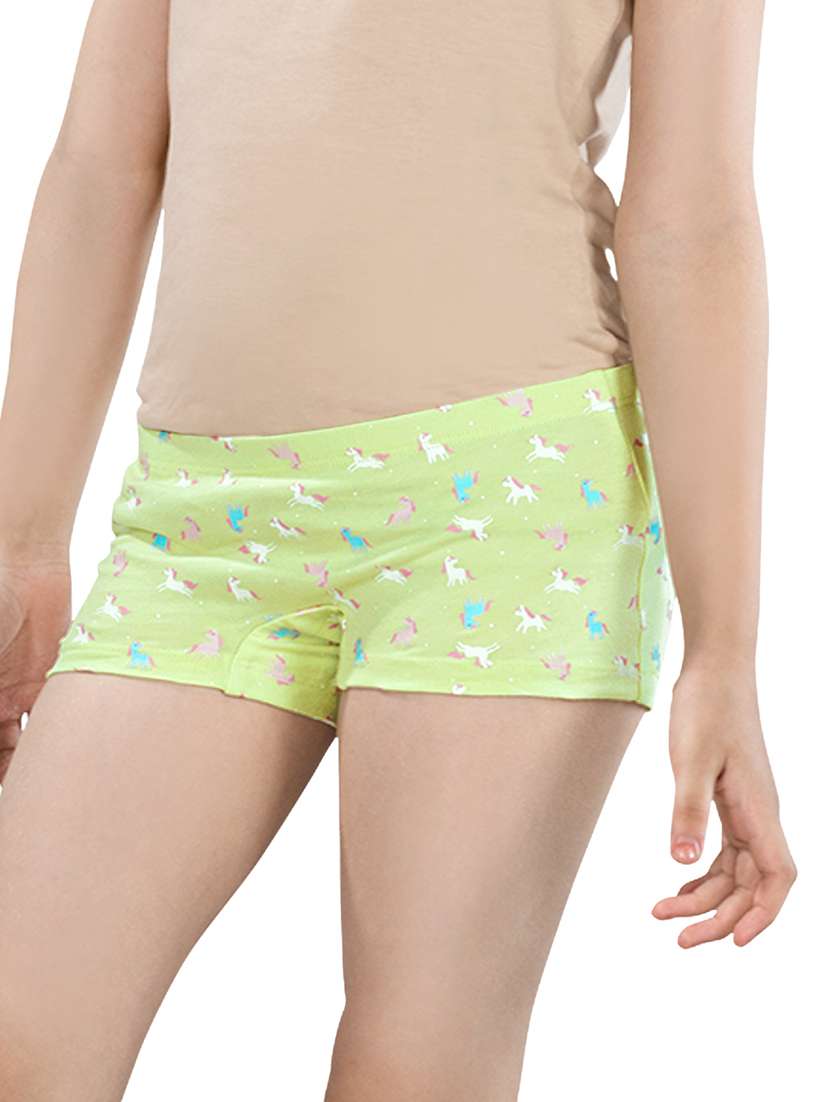 girls pack of 3 printed mid rise bloomers - 22577342 -  Standard Image - 1