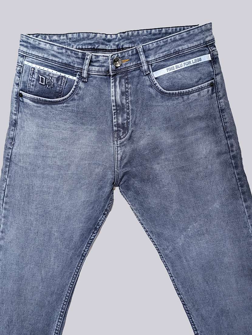 men washed mid rise slim fit jeans - 22577395 -  Standard Image - 1