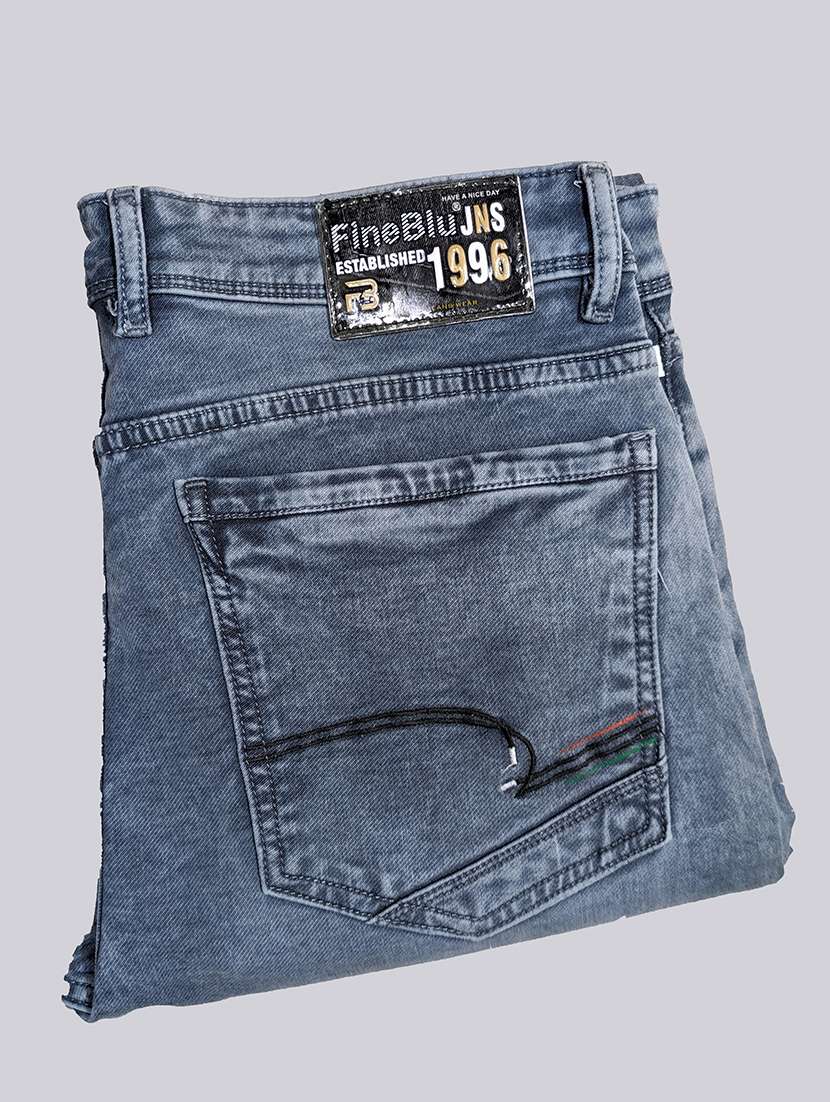 men washed mid rise slim fit jeans - 22577395 -  Standard Image - 4