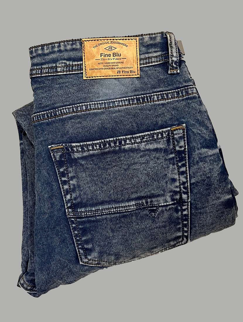 men washed mid rise slim fit jeans - 22577397 -  Standard Image - 4